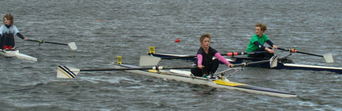 Single scullers J16 Camp