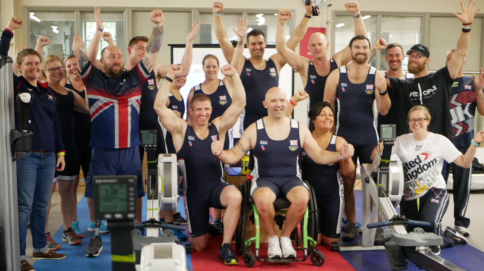 10 medals at the Invictus Games for Team UK athletes British Rowing