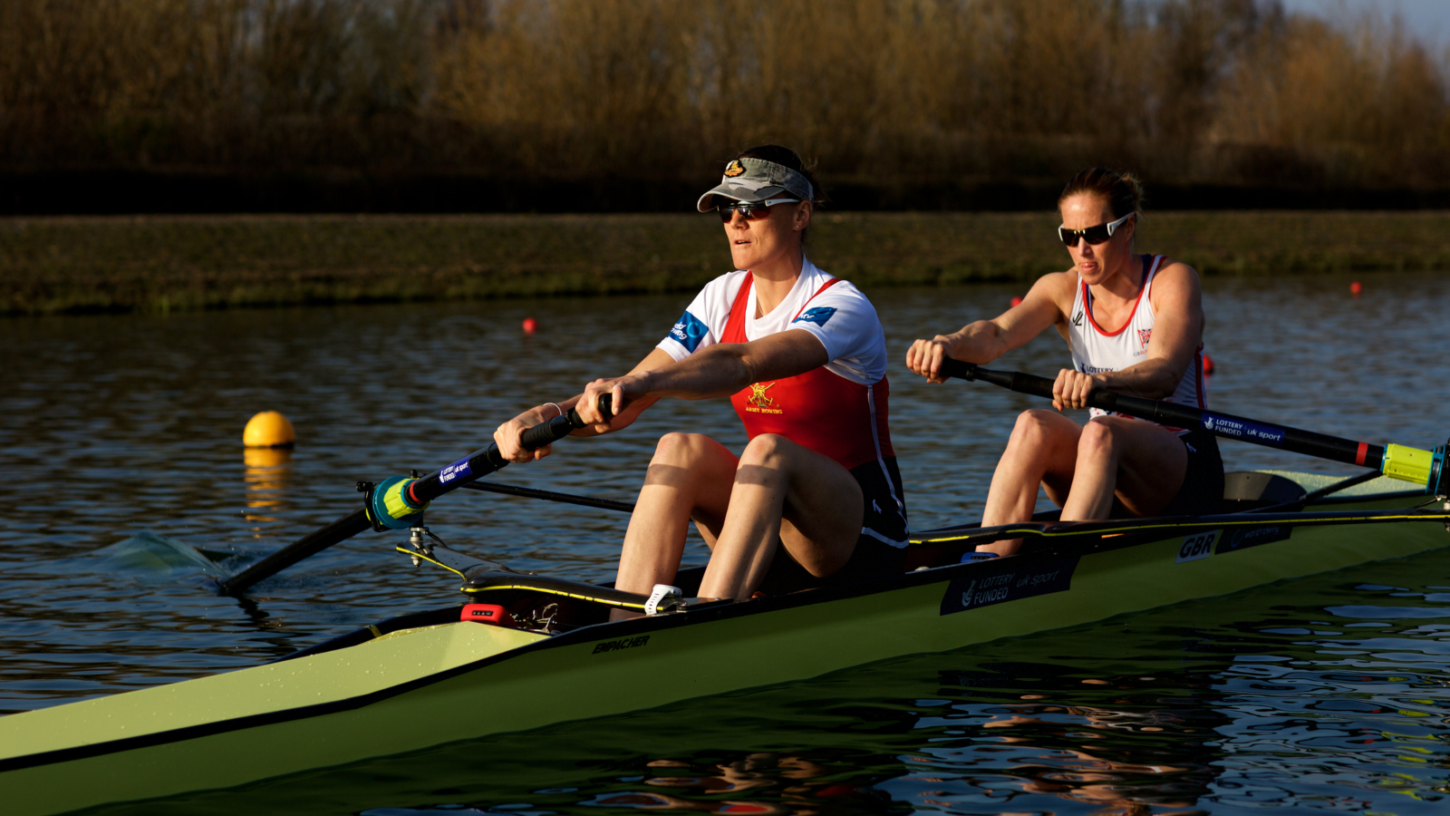 Helen Glover and Heather Stanning pictured in 2016 (c) Naomi Baker