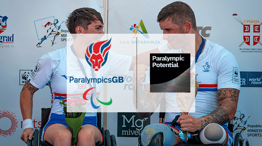 Paralympics GB Paralympic Potential rowing banner