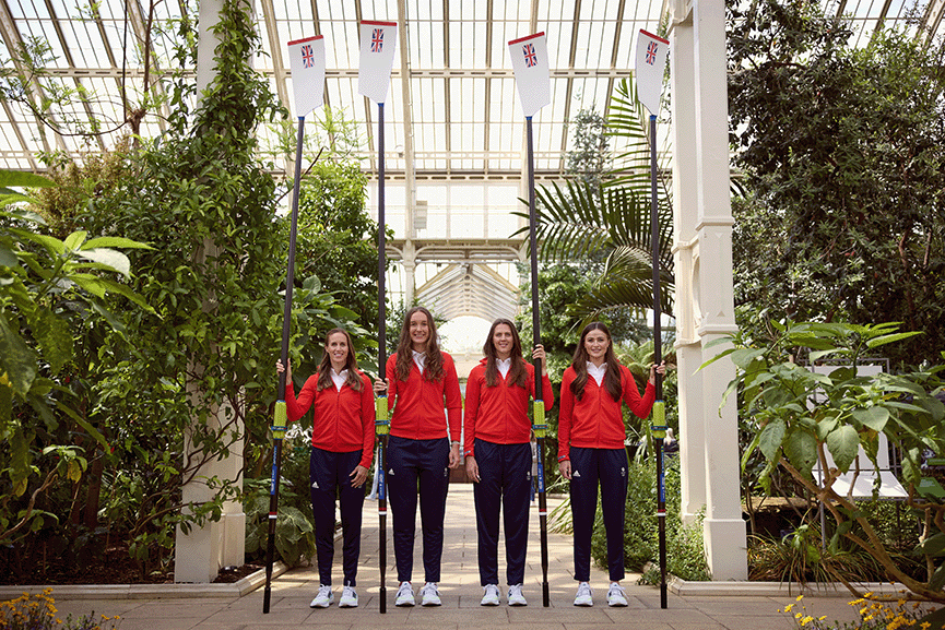 GB Women's four for Paris 2024 Olympic Games
