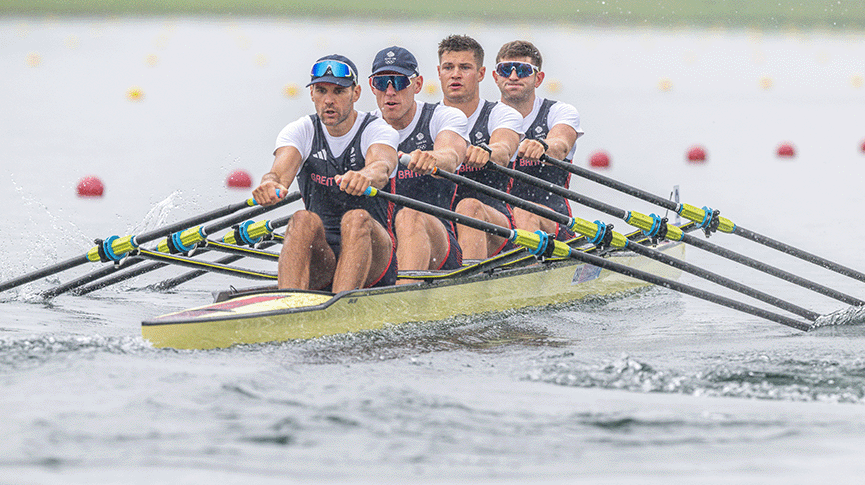 GB Men's quad racing at Paris 2024