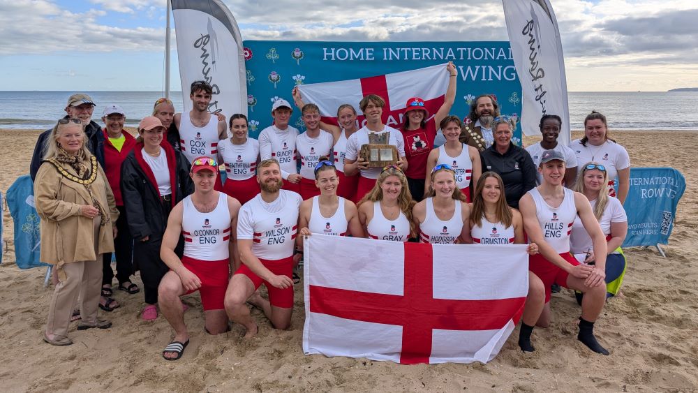 The winning England Rowing 2024 HIRBS Team.